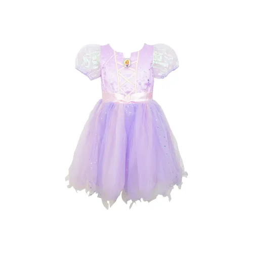 IKALI X Disney Платье Длинное Волосы Принцесса Дети Возраст 3-7 лет