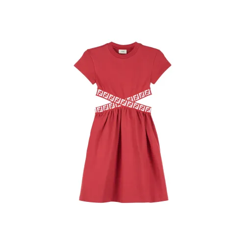 FENDI Red Kids Платья