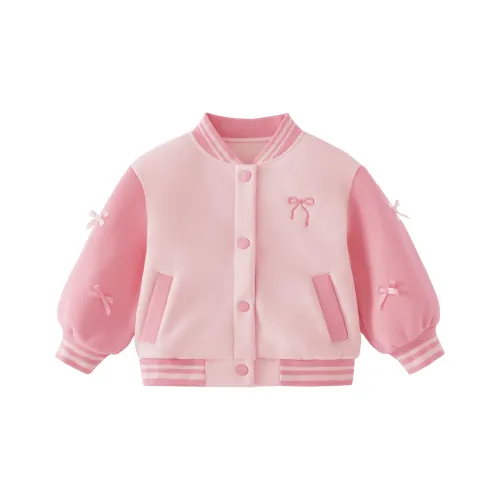 JELLYBABY Бейсбольная куртка Розовая для детей 3-7 лет