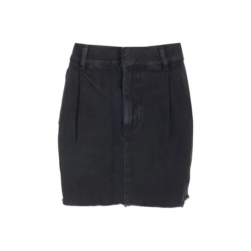 AGOLDE FW24 Джинсовые короткие юбки Женские Черный