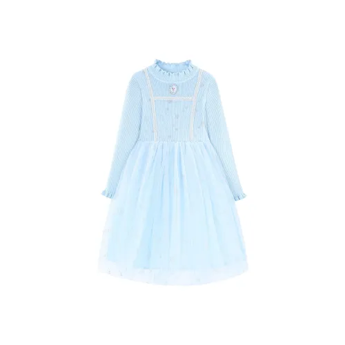 Disney Детское платье синего цвета для детей в возрасте 3-7 лет