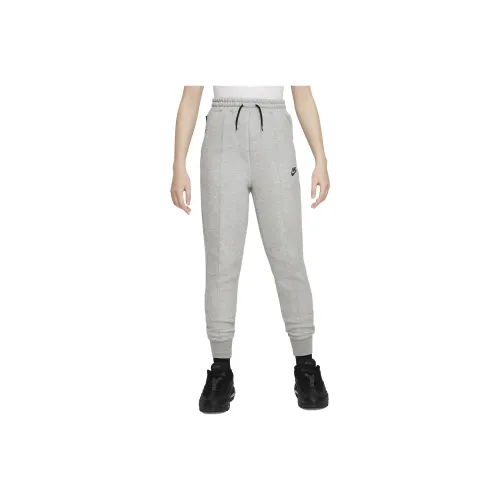 NIKE Светло-серые Kids Вязаные Тренировочные Брюки