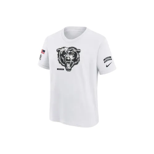 nike Dri FitNFL T Рубашка Chicago Bears Salute To Service Primary Edge Legend Белый Подростки