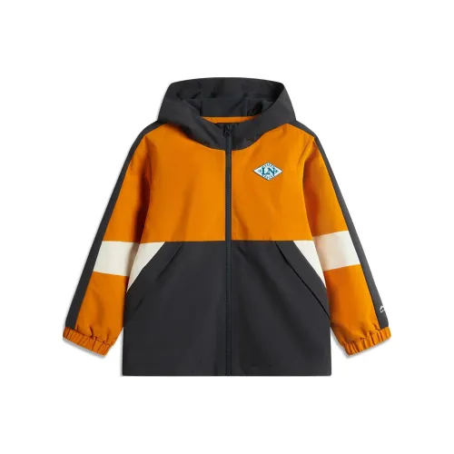 LINING YOUNG Детский топ Sports Life Collection Соус Апельсин Угольно-черный Песчаниковый серый Подростки