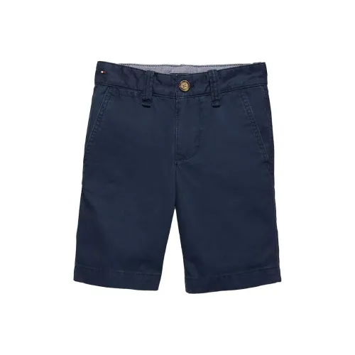 Tommy Hilfiger Детская одежда Solid Flag Short Shorts Kids Shorts Детский морской синий