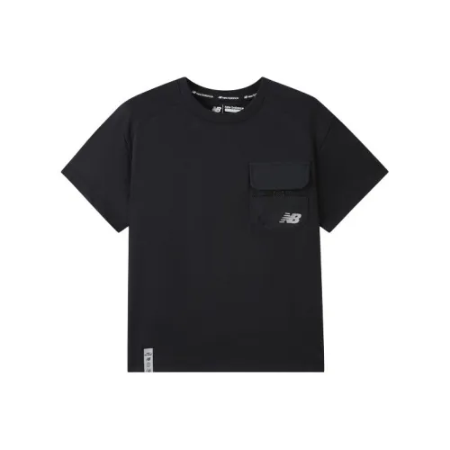 New Balance совместная футболка T Черная для детей 3-7 лет