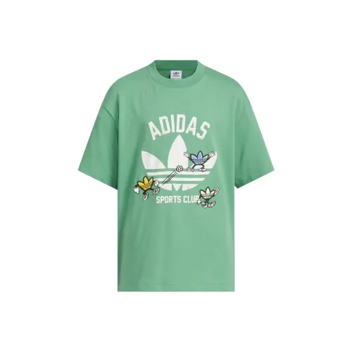 Adidas Originals Ретро T Рубашка Мягкий Зеленый