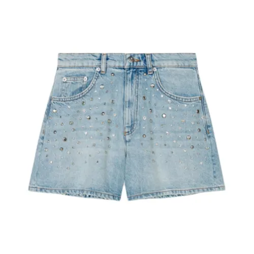 Maje Синие Женские Джинсовые Шорты