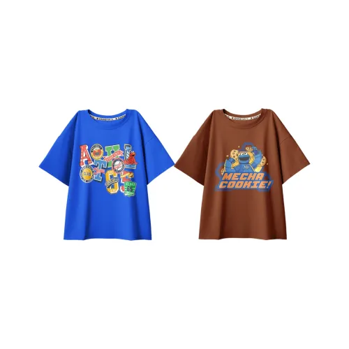 Улица Сезам T Рубашка 2 шт Дети 3-7 лет