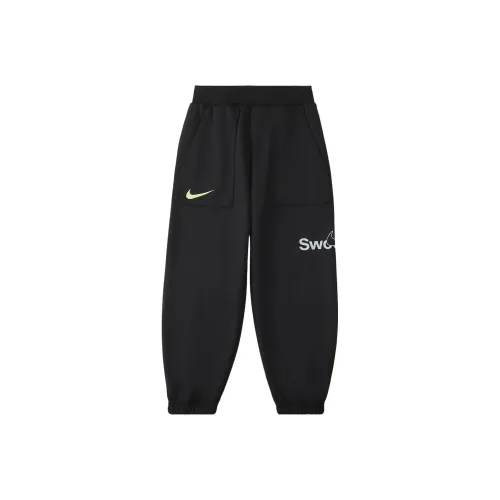 Детские Nike Вязаные Тренировочные Штаны Черные