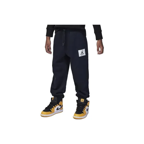 Джордан Черный Kids Вязаные Тренировочные Штаны