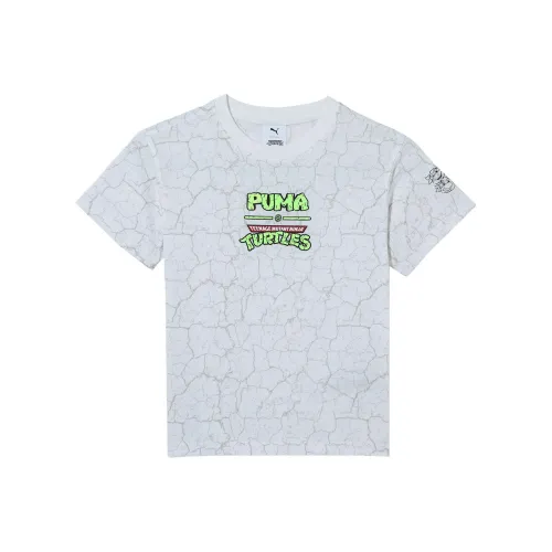 PUMA x TMNT T-Shirt RELAXEDAOP Белый Подростки