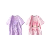 Модные вентиляторы / Фиолетовый + Маленькая девушка / Розовый