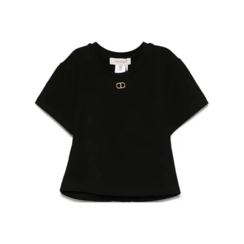 TWINSET Milano T-рубашка SS25 черная детская
