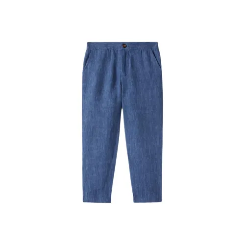 Loro Piana SS24 Повседневные брюки Детский Foreign Синий