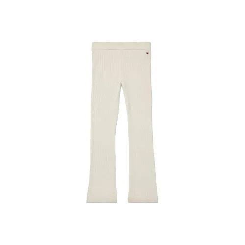 Tommy Hilfiger Тренировочные брюки Детская одежда Lounge Брюки Bottoms Stony Бежевый Детский Белый