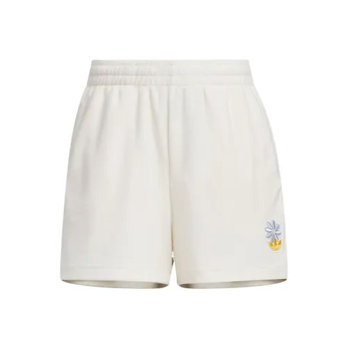 Adidas Originals 3 Stripes Спортивные шорты Женские Розовые Белые