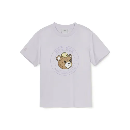 MLB KIDS Бостон Красный So T Рубашка SS25 Светло-фиолетовый Children Возраст 3-7 лет