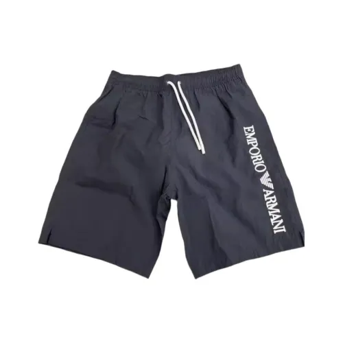 EMPORIO ARMANI Темно-синие Женские спортивные шорты