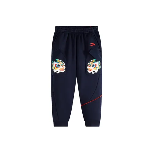 Дети 3-7 лет Antakids Вязаные Тренировочные Штаны Pure Азиатский размер Синий