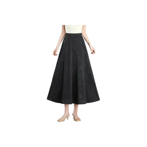 YIRANCHUN Повседневный Длинный Юбка Женские Fluorite Зеленый