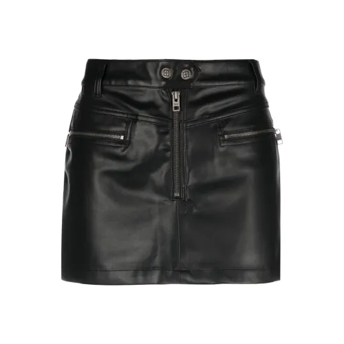 Ksubi Кожаные короткие юбки Женские Черный