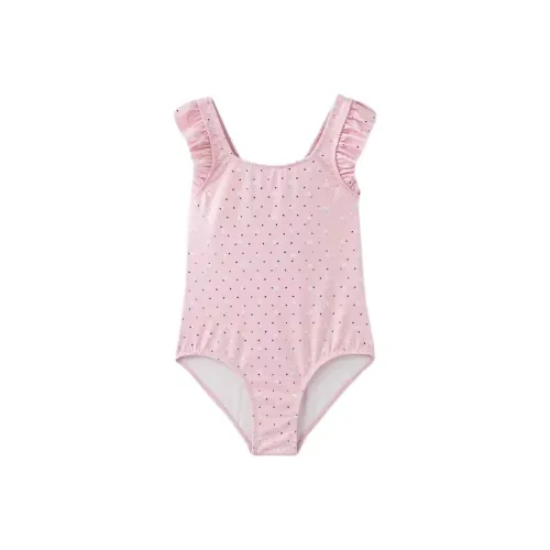 ZARA Облегающий Детский Купальник Малыш Розовый