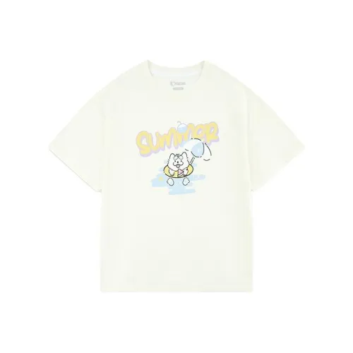 QIAODAN Навес Белый Унисекс T Рубашки