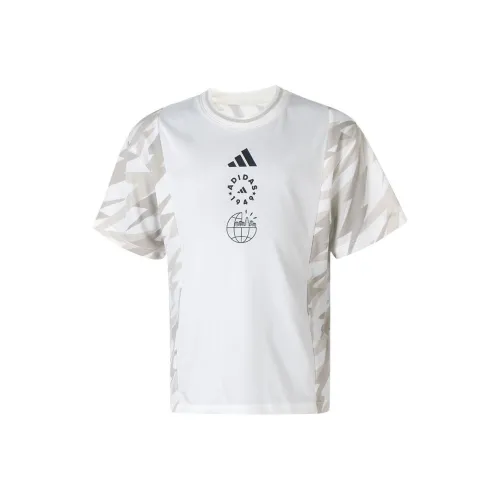 Adidas T-рубашка белая для детей 3-7 лет