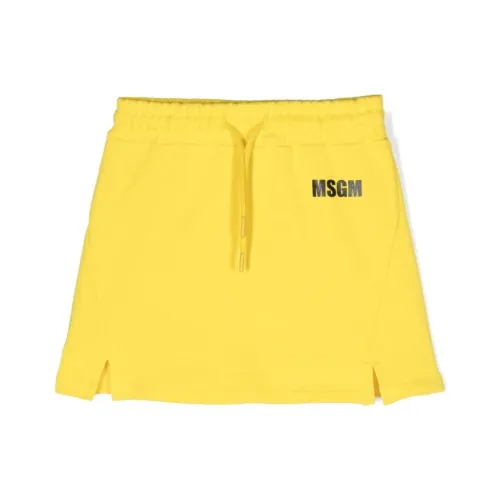 MSGM Желтые Kids Юбки