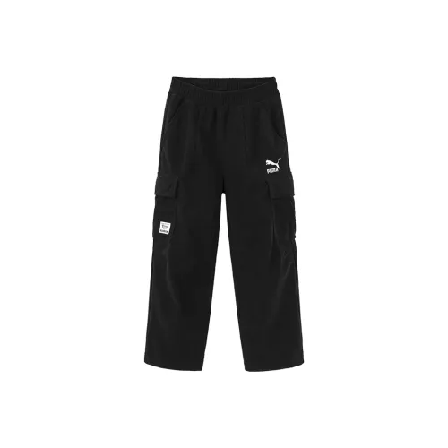 PUMA Sportstyle Collection Pants Cargo Straight Leg FL B Карго Брюки Детские Черные