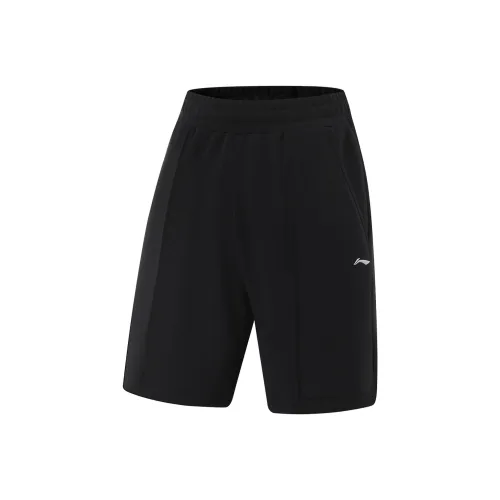 LINING Fitness Series Черные Женские Спортивные Шорты
