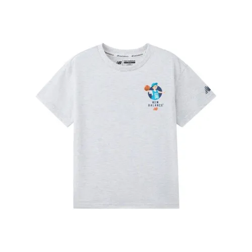 New Balance NB T-рубашка Светло-серый для детей 3-7 лет