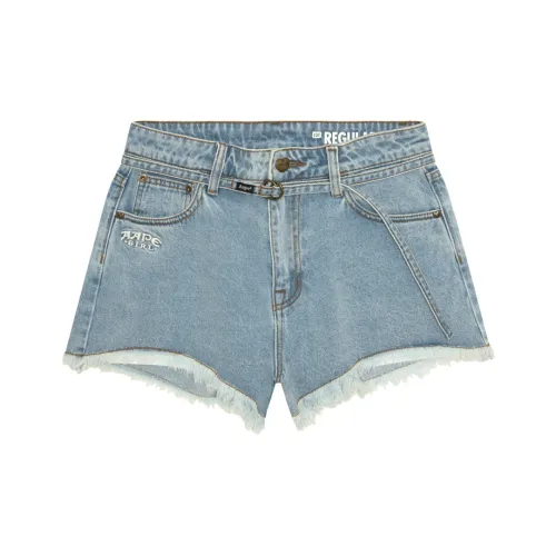Aape SS25 Джинсовые шорты Женские Blue