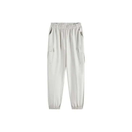 Antakids Вязаные тренировочные штаны без рисунка серого цвета для подростков