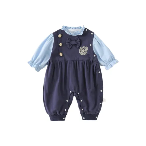 XiaoJinBu Комбинезон Темно-синий для младенцев и малышей