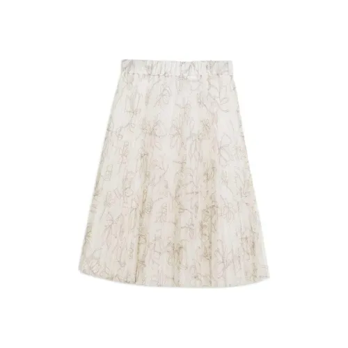 BRUNELLO CUCINELLI Бежевый Kids Юбки
