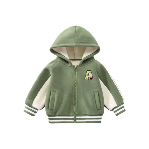 Улица Сезам Бейсбольная куртка Армейский зеленый для детей 3-7 лет