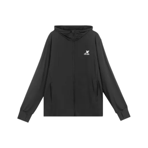 XTEP УФ-защита Одежда с защитой от солнца Унисекс Глубокий черный