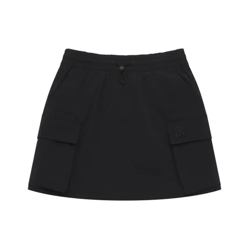 Mlb Base Logo New York Yankees Basic Collection SS25 Карго-шорты Женские Черные