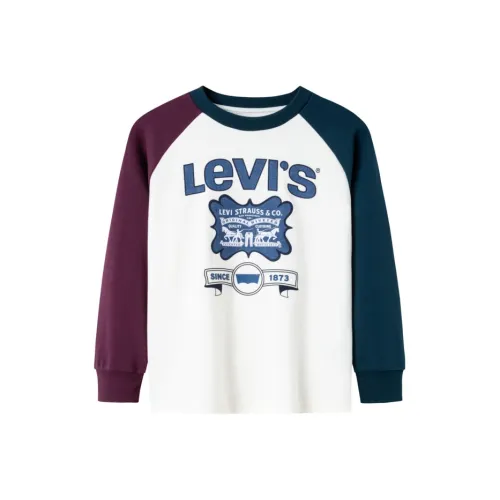 Levi's T-рубашка Конфетно-белая для детей 3-7 лет
