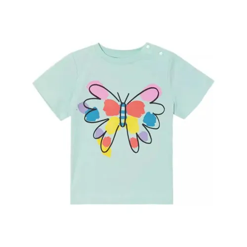 Stella McCartney T-рубашка зеленая детская