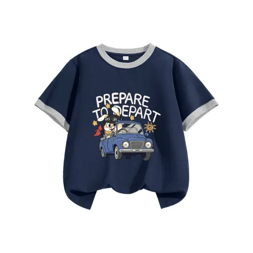 La Chapelle Kids T-Shirt Темно-синий Driving Rabbit Детский