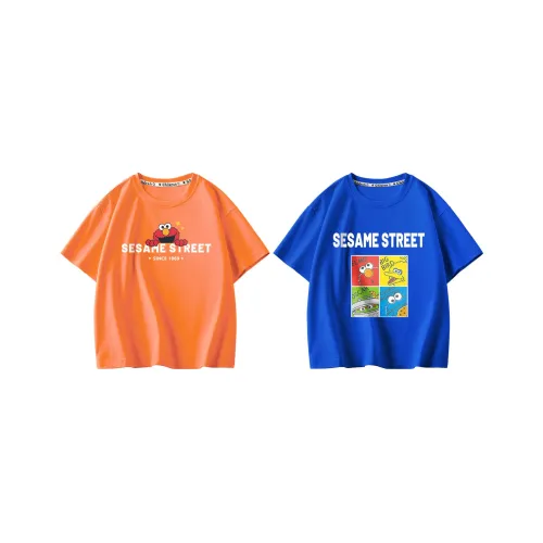 Улица Сезам T Рубашка 2 шт Дети 3-7 лет