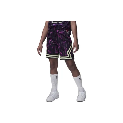 Jordan Kids' Одежда Jumpman Printed Ромб Шорты Kids Шорты Детский Черный