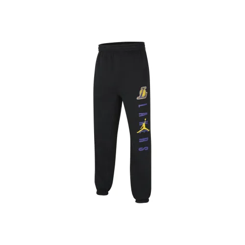 Jordan NBA Los Angeles Lakers Statement Edition Вязаные Тренировочные Штаны Детские Черные