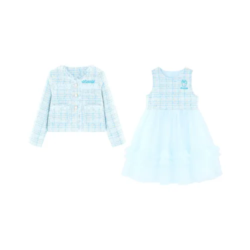 Детский комплект Disney с юбкой 3-7 лет синий