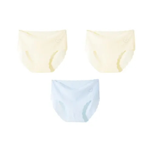 OVE Нижнее белье для детей 3 упаковки светло-желтый + светло-желтый + светло-синий