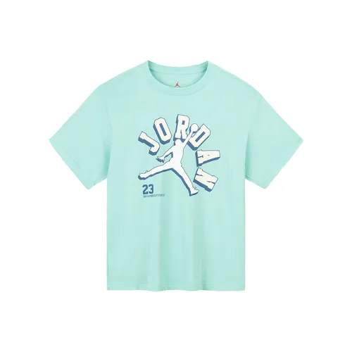 Джордан T Рубашка Лист Сетка Цвет Детский