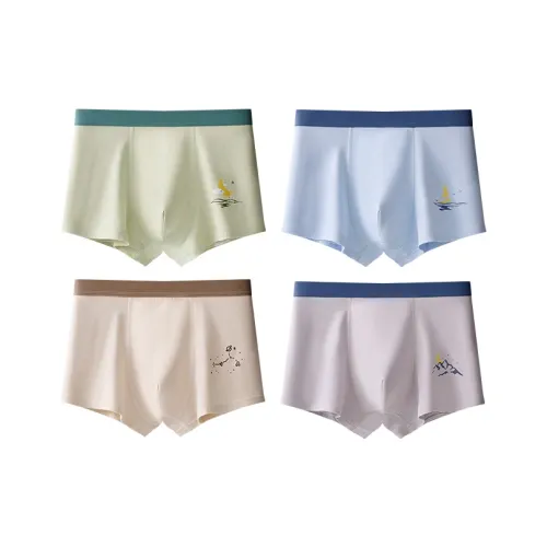 Хлопок Трусы 4 Пачки Подростки